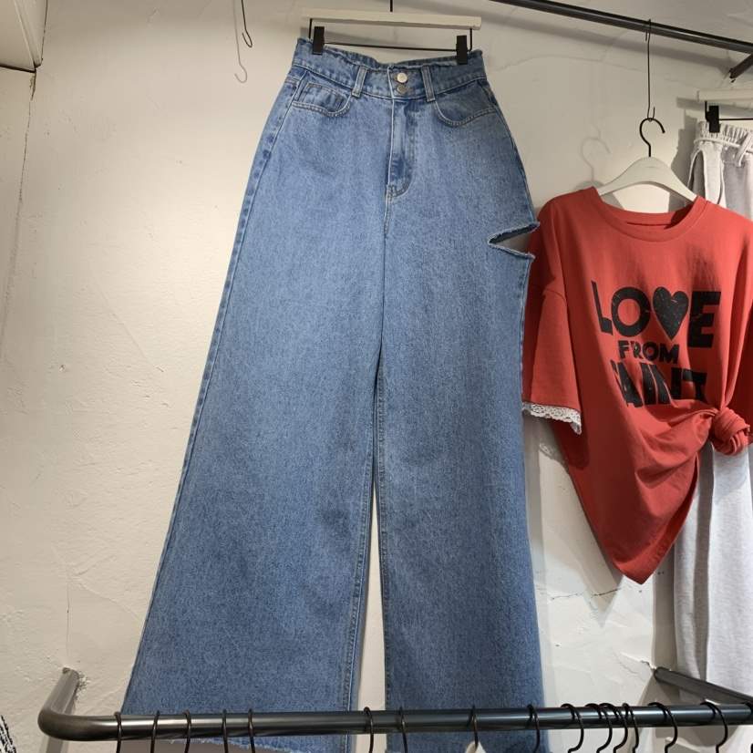 OZ東大門實拍女裝新品真品25春夏推薦熱賣人氣時尚休閑牛仔褲OZ.ounce牛仔褲