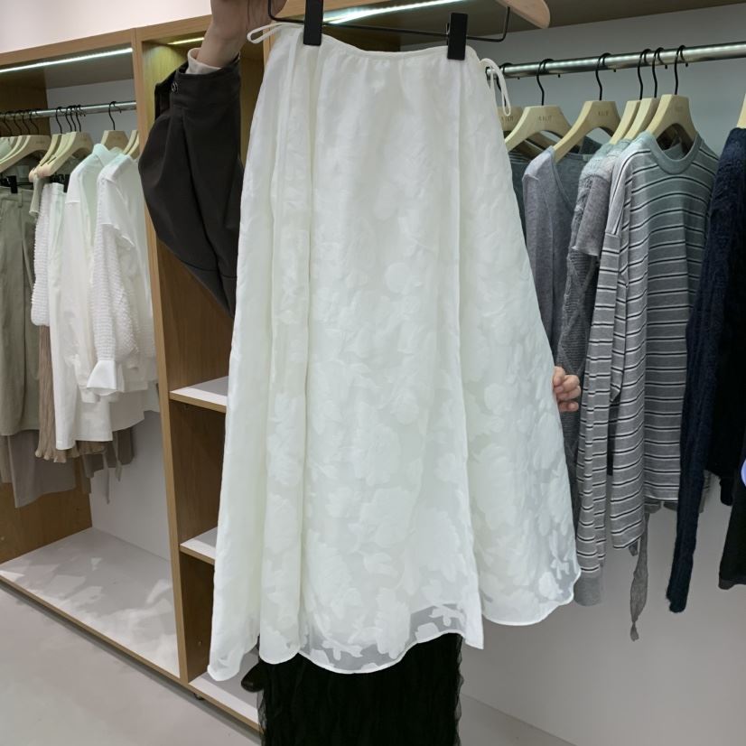 ALOT韓國直郵女裝新品熱賣職業25春夏時尚半身裙中短裙歐根紗A LOT半身裙/中短裙