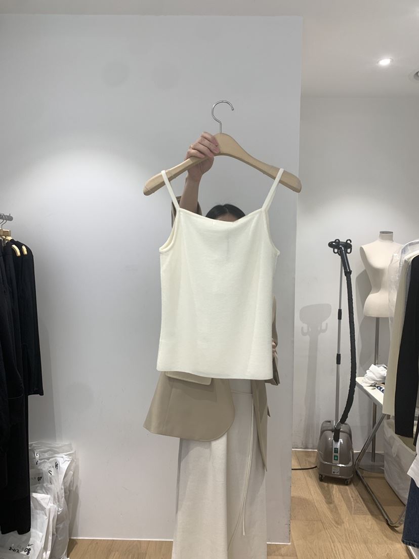 OUR-A韓國直郵女裝新款推薦職業25春夏時尚休閑吊帶背心羊毛OUR-A吊帶/背心