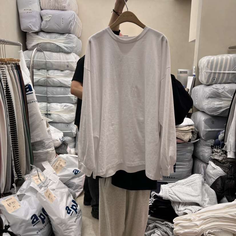 BREEZE東大門直郵女士新品推薦真品25春夏職業時尚人氣長袖T恤BREEZE長袖T恤