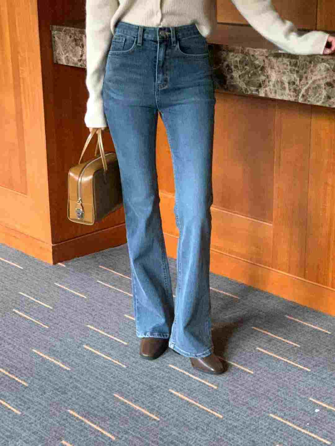 INDIGO-인디고-T東大門代購女裝新品25春夏真品熱賣牛仔褲INDIGO牛仔褲