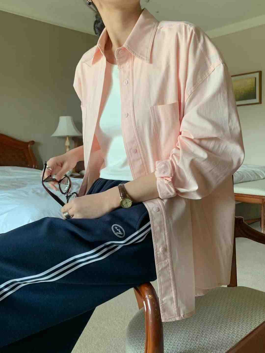 AREING東大門直郵女士新款人氣職業25春夏休閑熱賣襯衫蕾絲衫AREING襯衫/蕾絲衫