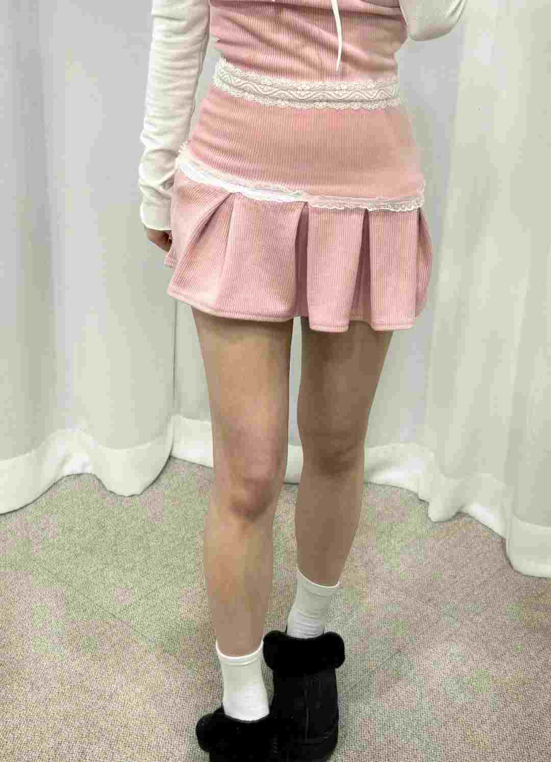 BOY MEET GIRL-T韓國直郵女裝新款推薦25春夏人氣熱賣短裙BOY MEET GIRL-T短裙