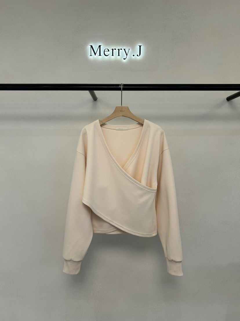 MERRY-J韓國直郵東大門代購女裝新款25春夏時尚推薦長袖T恤MERRY-J長袖T恤