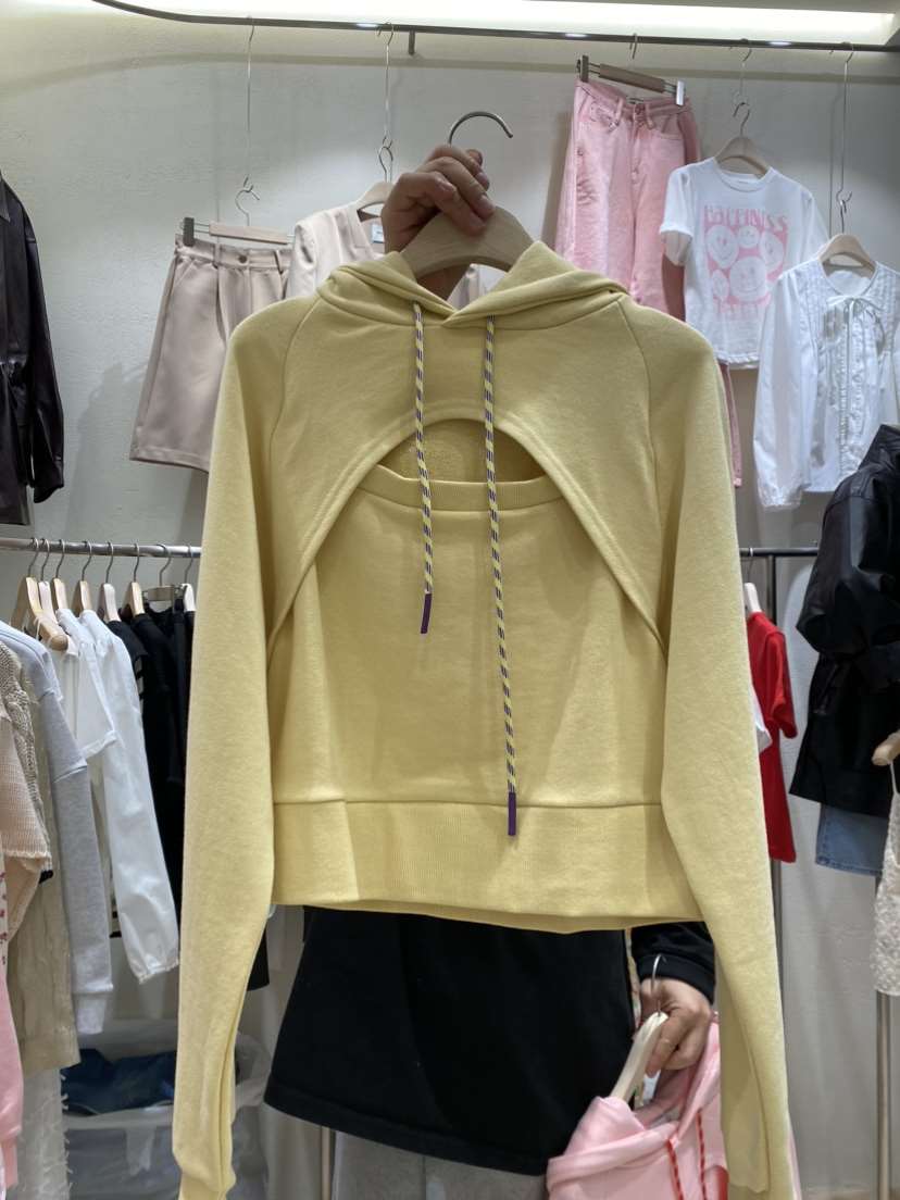 COCOMATON韓國直郵女裝新品時尚25春夏人氣真品職業衛衣連帽COCOMATON衛衣
