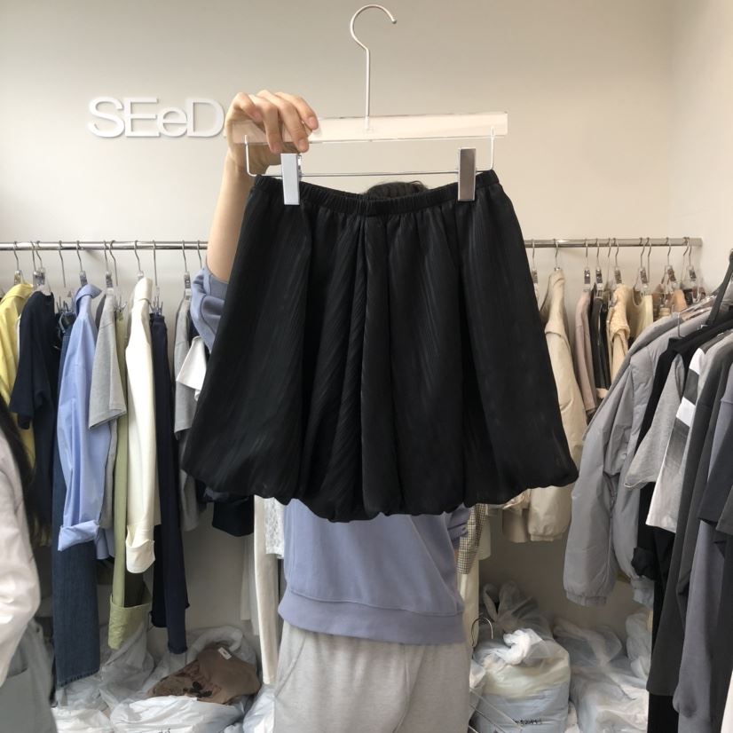 LEESEED-A韓國直郵東大門代購女裝新品人氣熱賣真品休閑短裙SEeD/LEESEED短裙