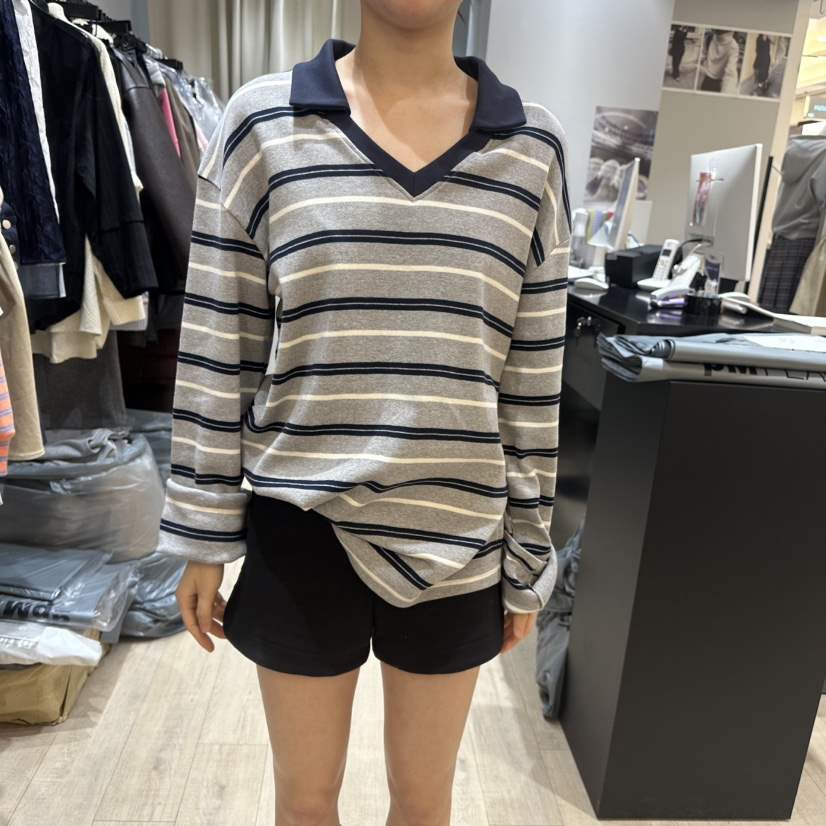 SOFTNESS韓國直郵女裝新款熱賣休閑時尚推薦25春夏人氣長袖T恤Softness/Cosmic長袖T恤