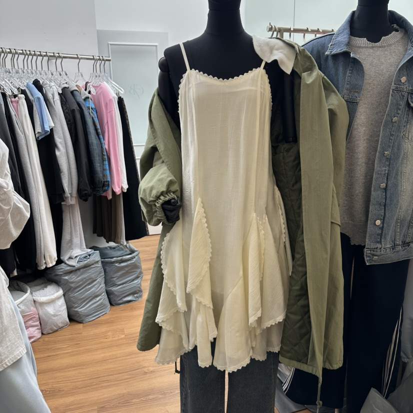 GABIZON韓國直郵女裝新品時尚休閑職業人氣真品25春夏連衣裙GABIZON連衣裙