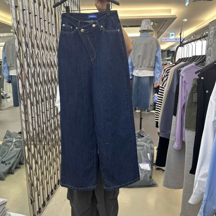 5K韓國直郵東大門代購女裝新品25春夏熱賣人氣推薦休閑牛仔褲5K牛仔褲