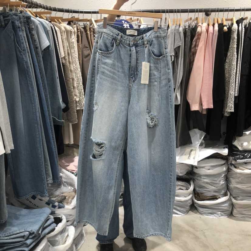 ALMOND PEPE韓國直郵女裝新款真品推薦人氣熱賣25春夏牛仔褲ALMOND PEPE牛仔褲