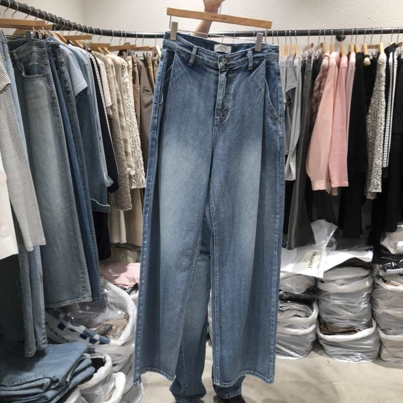 ALMOND PEPE韓國直郵東大門代購女裝新品熱賣25春夏牛仔褲ALMOND PEPE牛仔褲