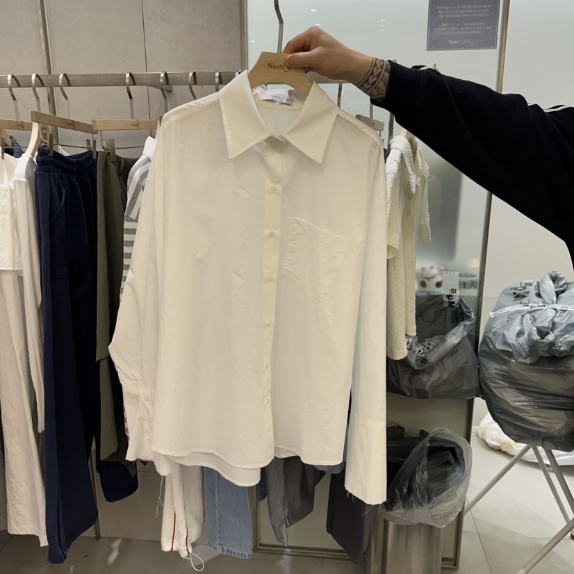 NOON_D韓國直郵女裝新品時尚推薦25春夏人氣休閑襯衫蕾絲衫NOON_D襯衫/蕾絲衫