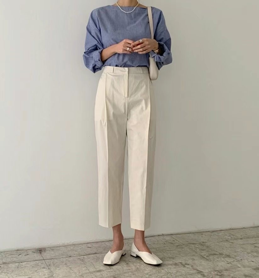 YUNI YUNI-유니유니-T韓國直郵東大門實拍女裝新品推薦正裝褲西褲YUNI YUNI正裝褲/西褲