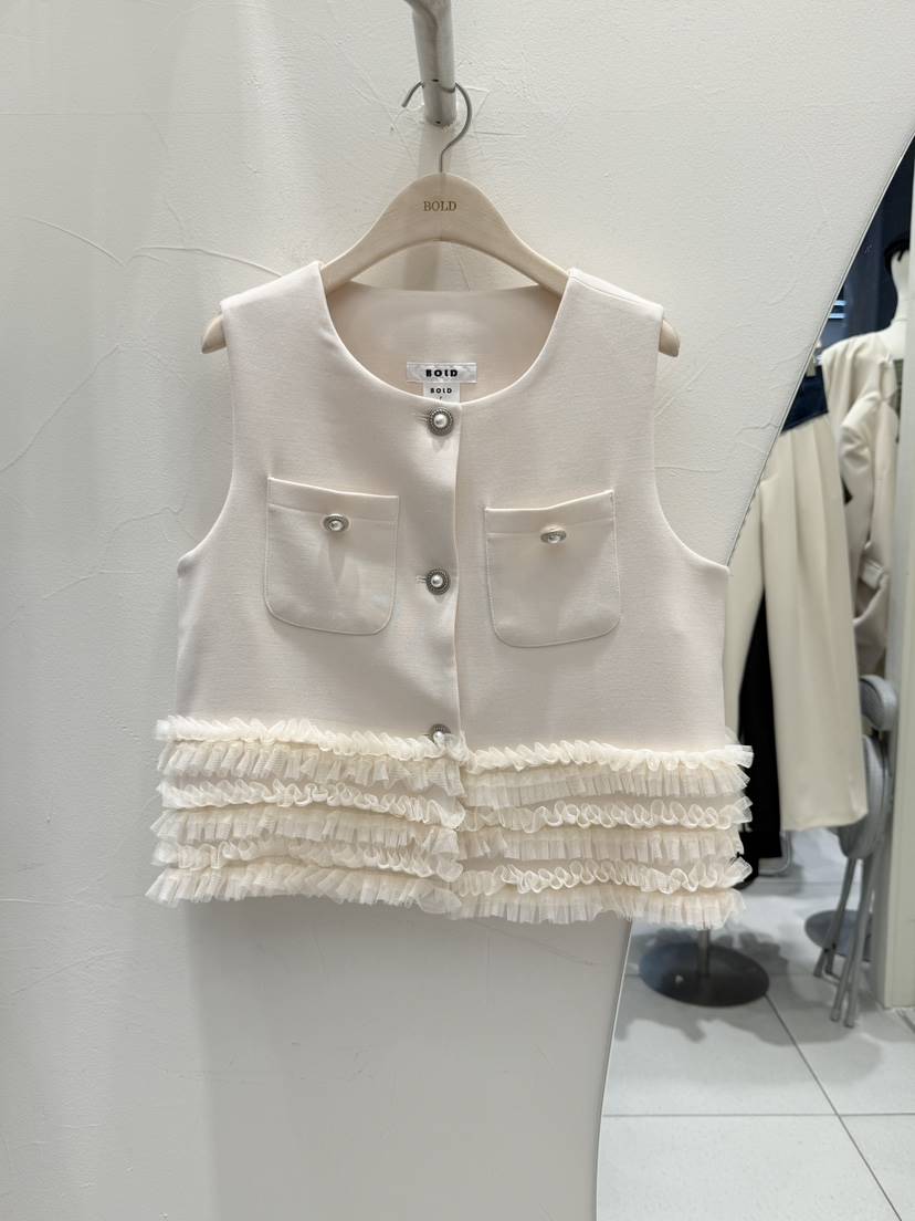BOLD韓國直郵東大門代購女裝新品休閑真品25春夏推薦熱賣馬甲BOLD馬甲