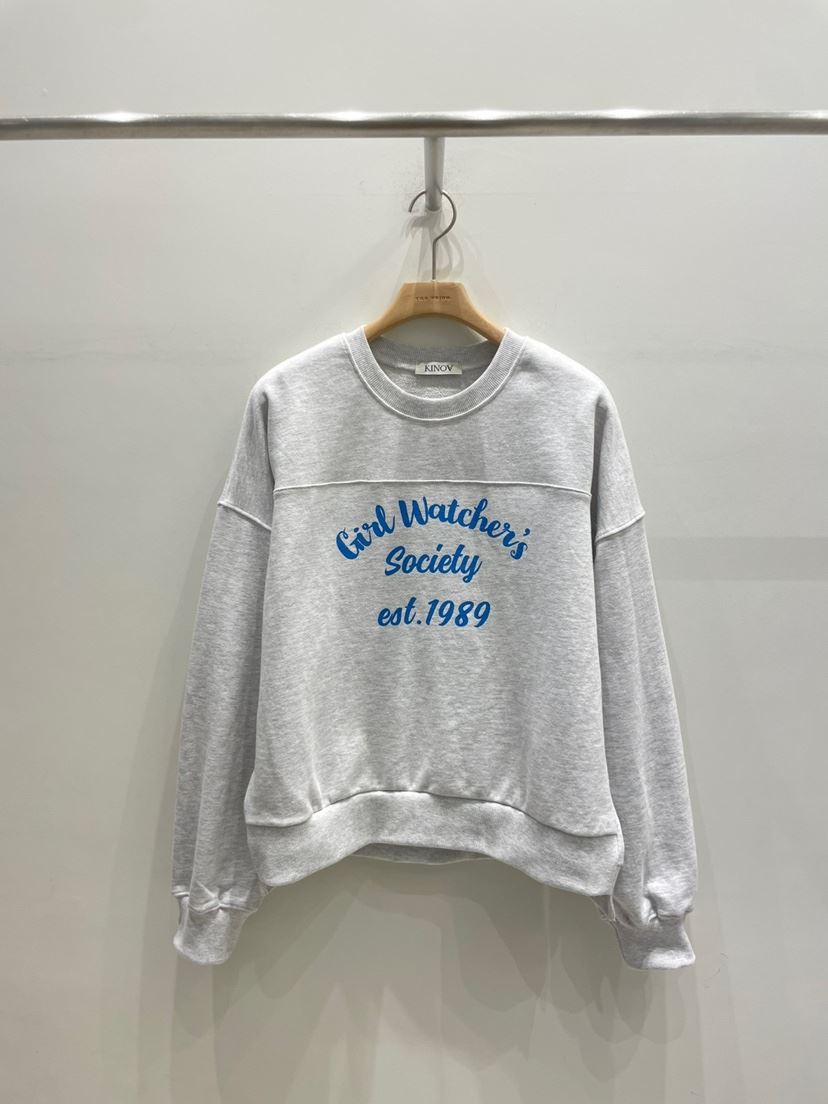 KINOA直郵韓國代購㊣女裝新品25春夏人氣職業熱賣休閑時尚衛衣KINOA衛衣