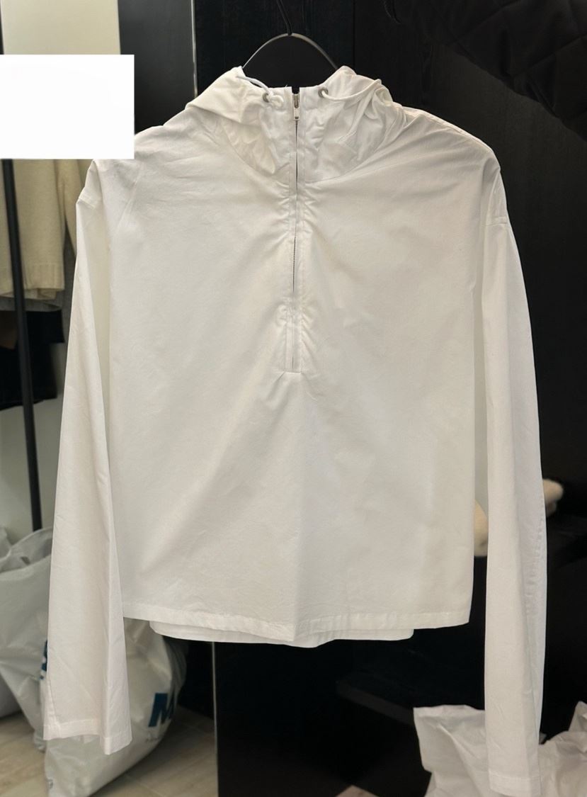 MOANI韓國㊣直郵東大門代購女裝新品推薦25春夏襯衫蕾絲衫兜帽MOANI襯衫/蕾絲衫