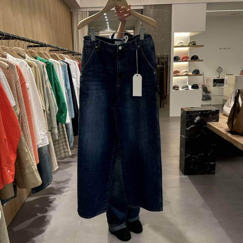 STAYFELT/OF NOTE直郵韓國代購㊣女裝新品職業休閑牛仔褲OF NOTE/STAYFELT牛仔褲