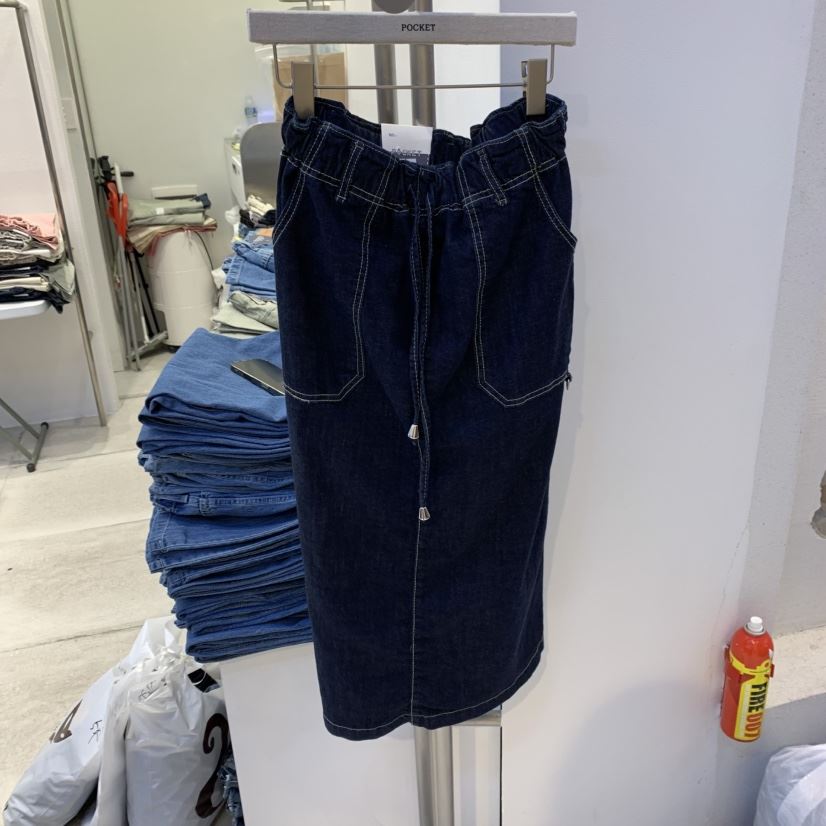 POCKET-Q韓國直郵㊣女裝新品休閑25春夏職業熱賣半身裙中短裙POCKET-Q半身裙/中短裙