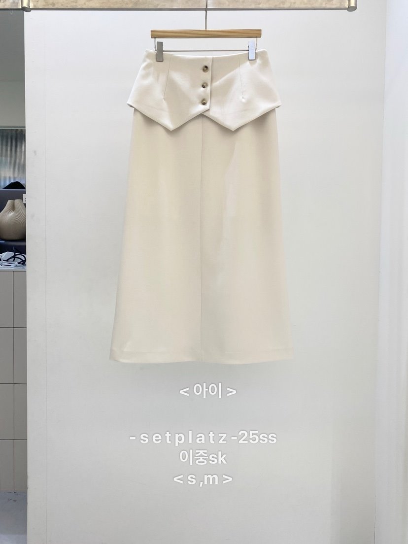 SETPLATZ韓國直郵㊣東大門實拍女裝新品人氣熱賣推薦時尚長裙PLATZCLASSIC長裙