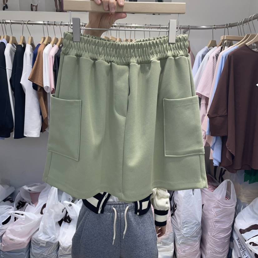 DA YLOG直郵韓國代購㊣女裝新品職業時尚推薦休閑短褲口袋DA YLOG短褲