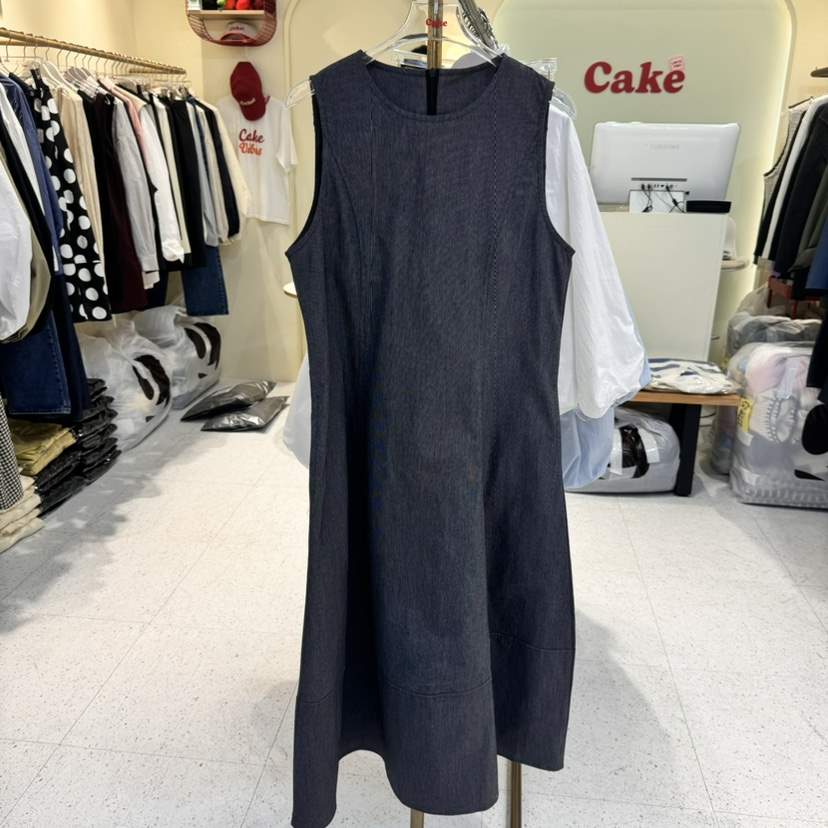 CAKE韓國直郵㊣女裝新品時尚休閑熱賣人氣25春夏職業連衣裙CAKE連衣裙