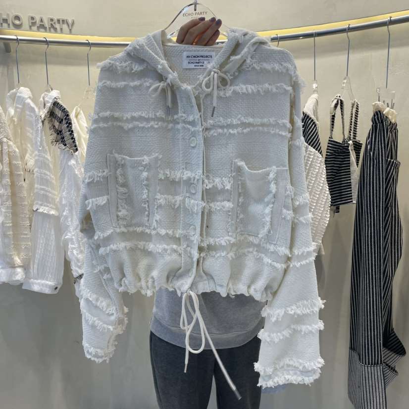 ECHOPARTY韓國直郵㊣女裝新品熱賣職業人氣休閑襯衫蕾絲衫連帽ECHOPARTY襯衫/蕾絲衫