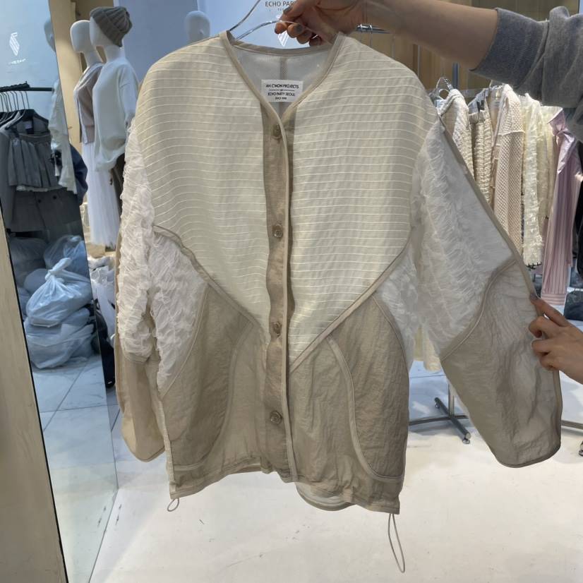 ECHOPARTY韓國㊣直郵東大門代購女裝新品推薦人氣襯衫蕾絲衫ECHOPARTY襯衫/蕾絲衫