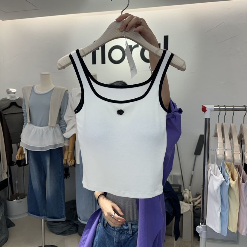 FLORAL韓國直郵㊣東大門實拍女裝新品職業熱賣人氣吊帶背心FLORAL吊帶/背心