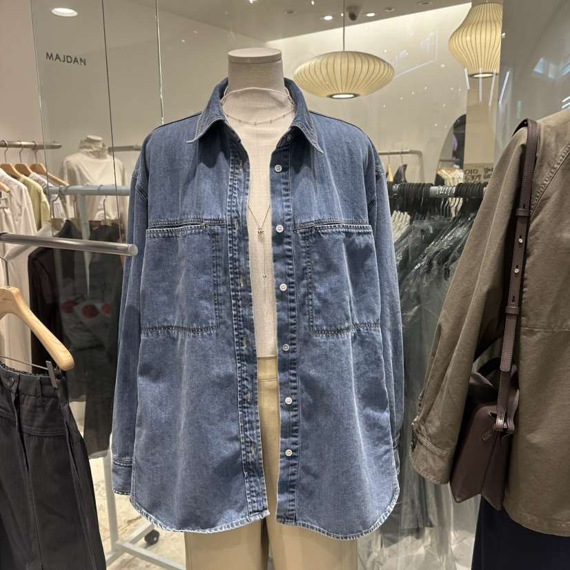 MAJDAN韓國㊣直郵東大門代購女裝新款職業休閑人氣襯衫蕾絲衫MAJDAN襯衫/蕾絲衫