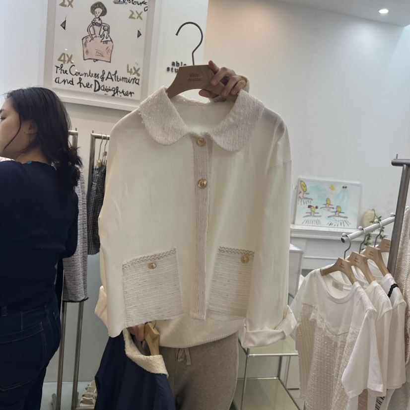 ABLESTUDIO韓國直郵㊣女裝新品時尚休閑人氣推薦熱賣25春夏夾克ABLE STUDIO夾克