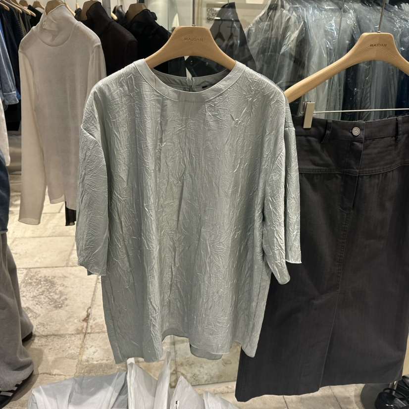MAJDAN直郵韓國代購㊣女裝新品時尚推薦職業休閑襯衫蕾絲衫MAJDAN襯衫/蕾絲衫