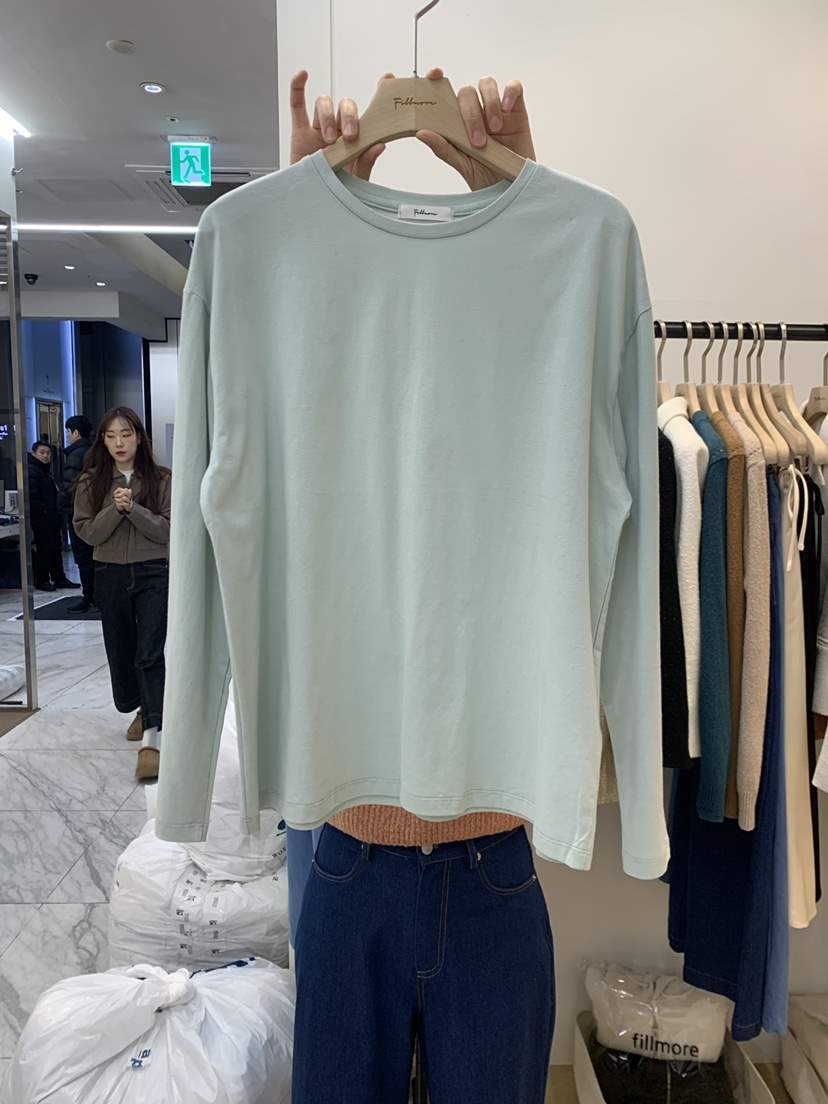 FILLMOR韓國直郵㊣女裝新品職業25春夏熱賣時尚人氣長袖T恤FILLMOR長袖T恤