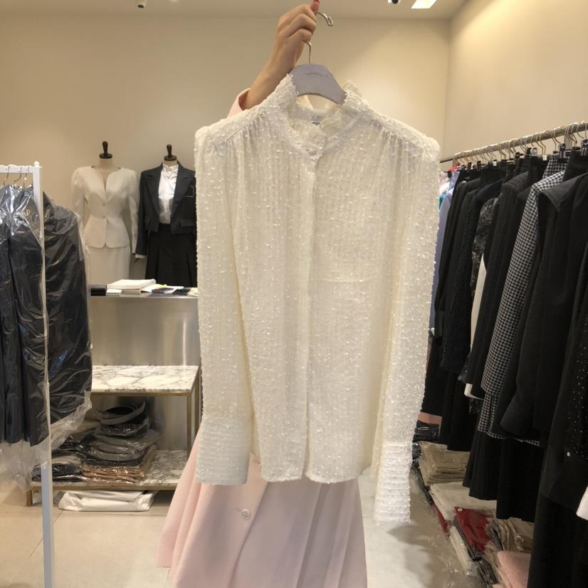 INNO韓國㊣直郵東大門代購女裝新品人氣時尚25春夏襯衫蕾絲衫INNO襯衫/蕾絲衫