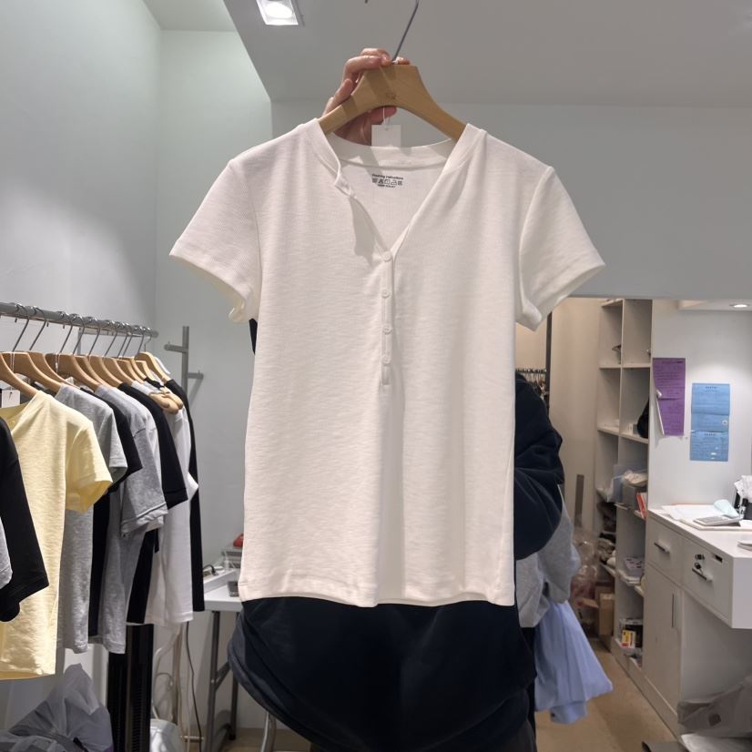 EYEFUL-Q韓國直郵㊣女裝新款休閑熱賣時尚職業人氣25春夏T恤eyefulT恤