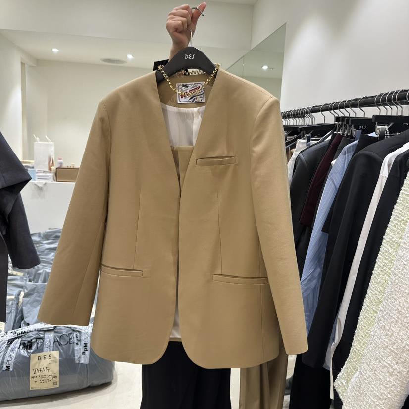 BES韓國㊣直郵東大門代購女裝新品職業25春夏推薦熱賣時尚夾克BES夾克