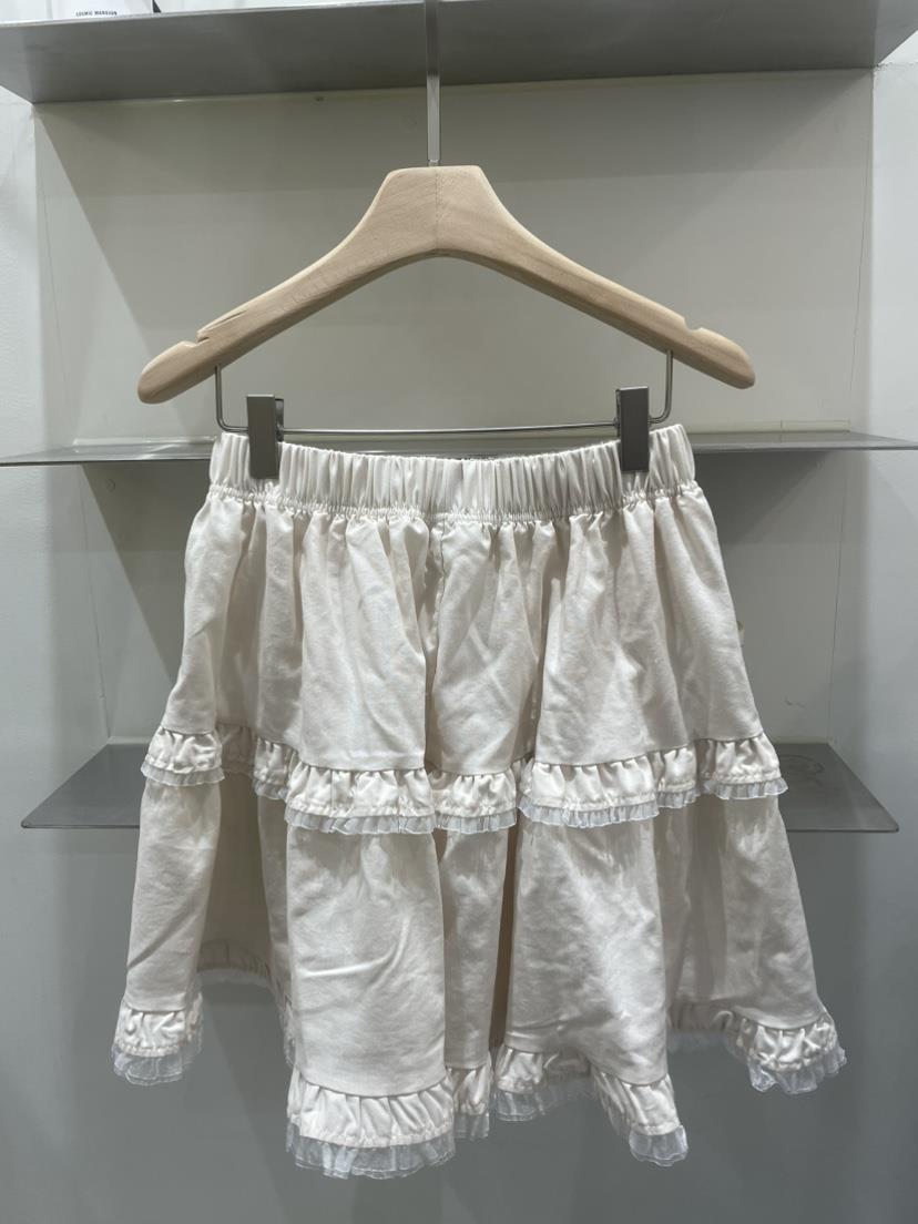 UNCOVER東大門代購女士新品25春夏熱賣真品推薦人氣短裙蕾絲UNCOVER短裙