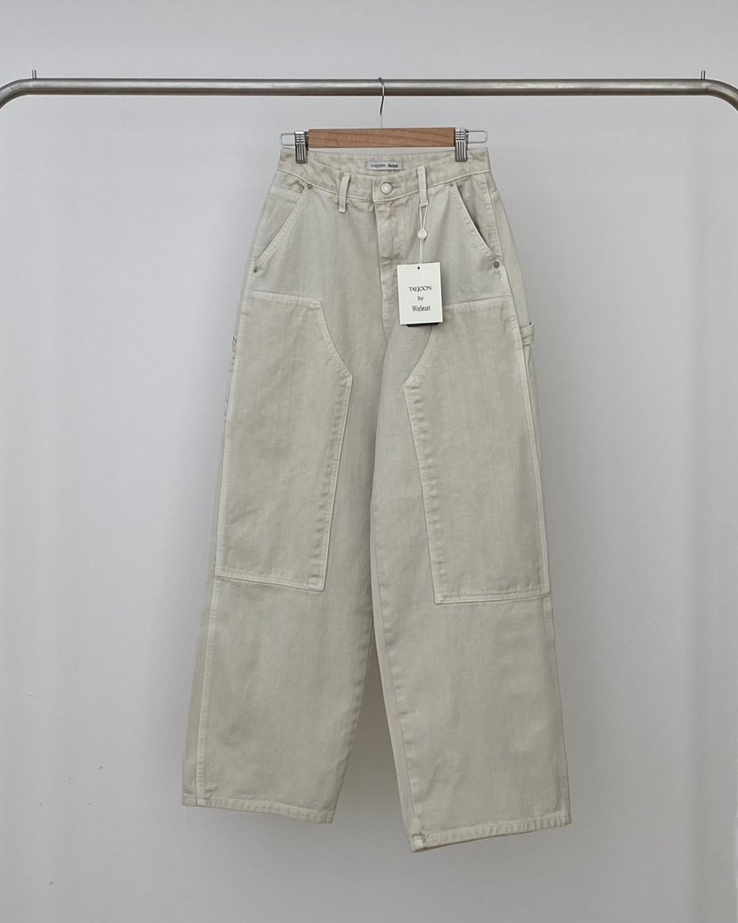 WALNUT/TAEJOON韓國直郵女裝新品職業25春夏熱賣時尚牛仔褲Walunt/TAEJOON牛仔褲