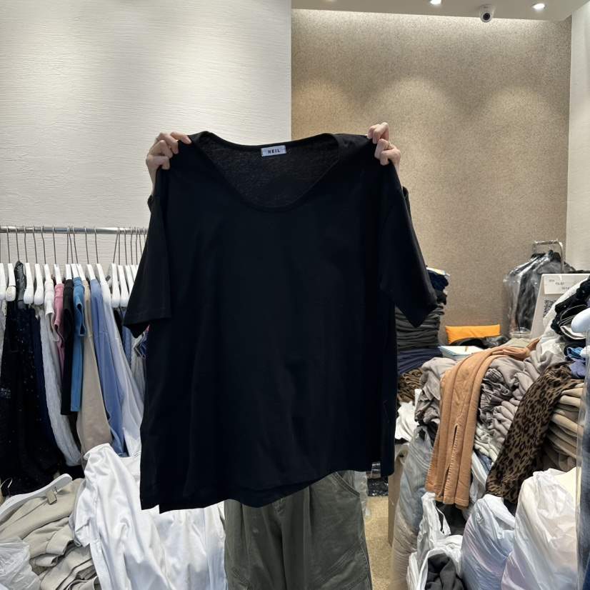 HEIL韓國代購女裝新品人氣職業推薦真品休閑時尚熱賣25春夏T恤HEILT恤