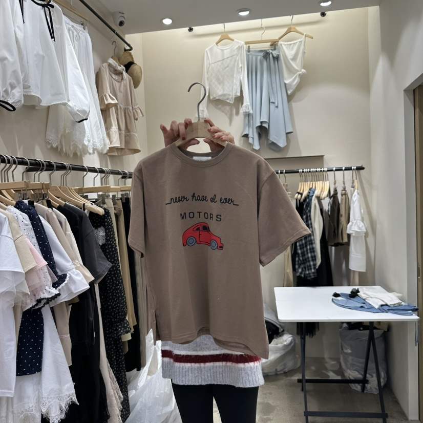 HOLYBANANA東大門實拍女裝新品真品時尚休閑人氣推薦職業T恤groovy.H/HOLYBANANAT恤