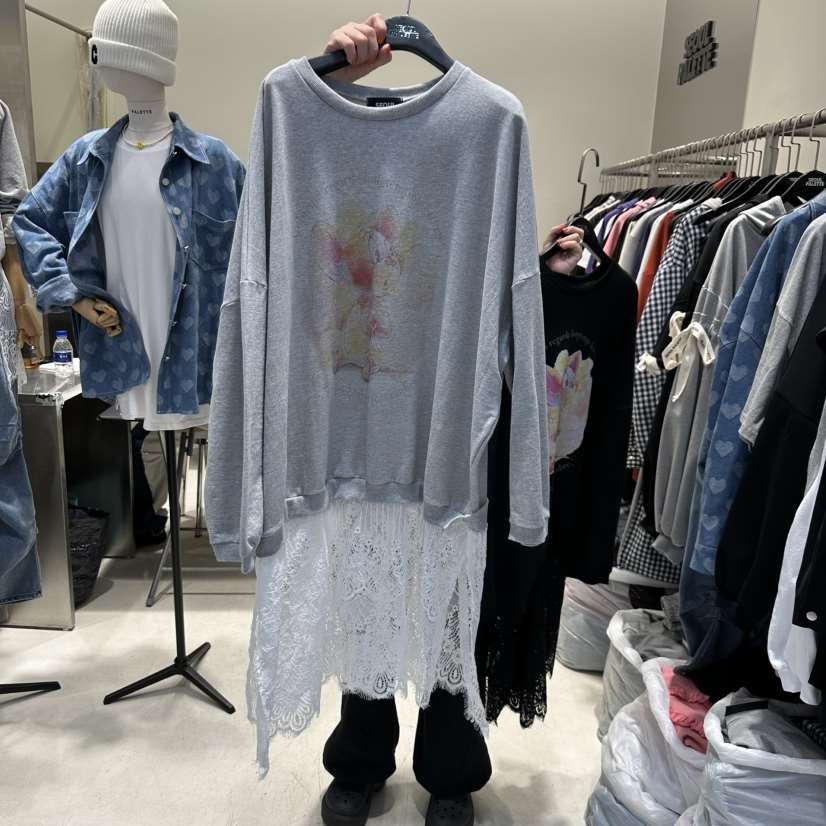 PALETTE-Q東大門直郵女裝新款推薦職業時尚真品25春夏衛衣PALETTE衛衣
