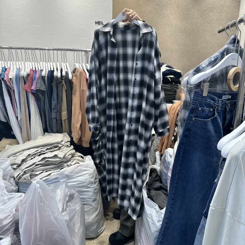 HEIL韓國直郵女士新品25春夏熱賣真品人氣時尚長款風衣長款HEIL長款風衣