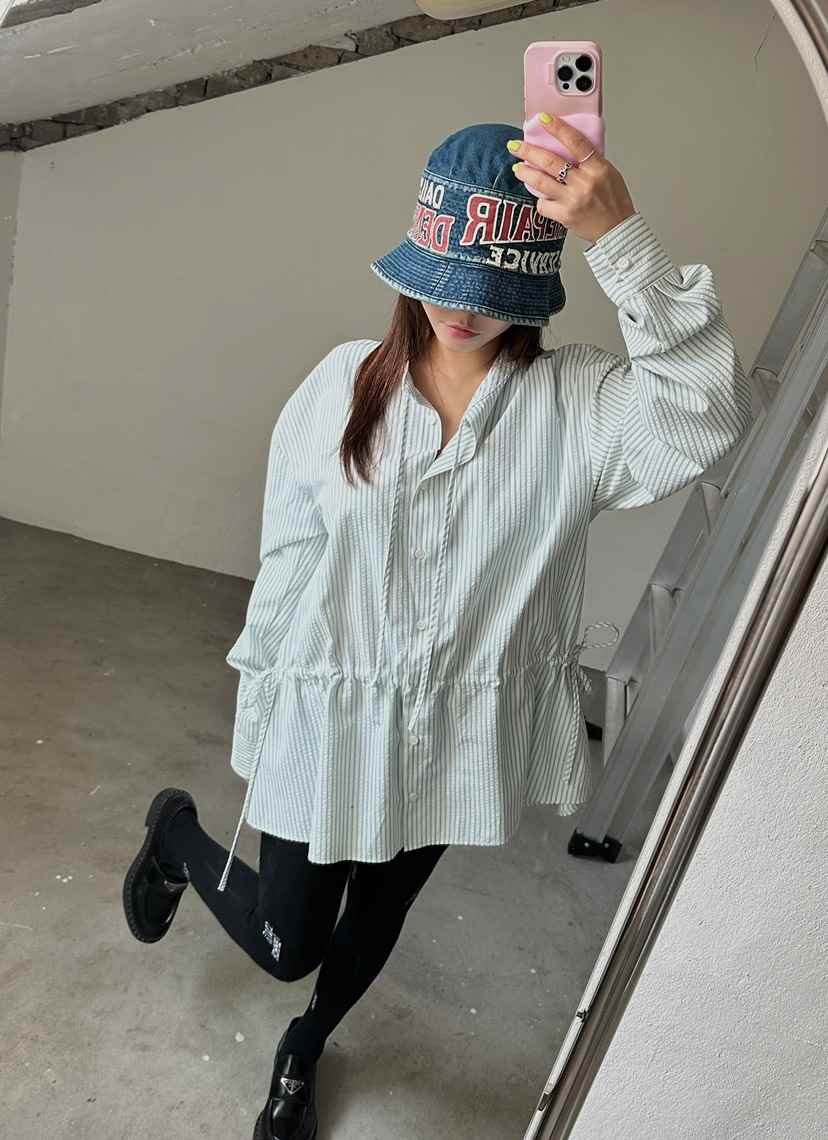 BYRING直郵韓國代購㊣女裝新款熱賣推薦職業休閑襯衫蕾絲衫BYRING襯衫/蕾絲衫
