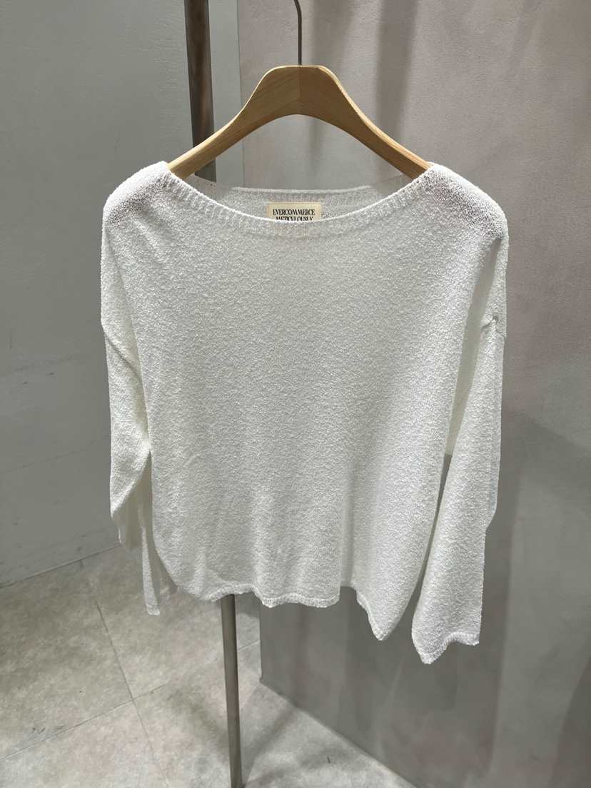 EVERCOMMERCE METICULOUSLY DESIGNED直郵韓國代購㊣女裝新款25春夏針織衫EVERCOMMERCE METICULOUSLY DESIGNED針織衫