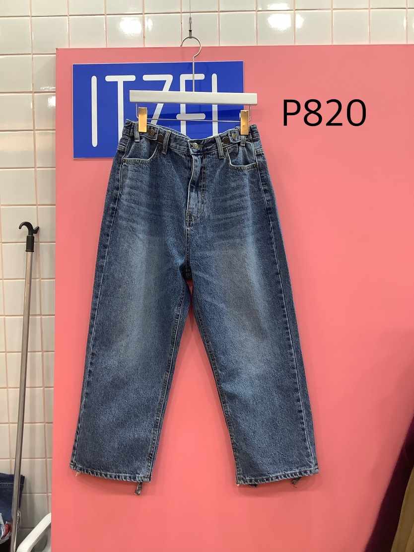 ITZEL韓國㊣直郵東大門代購女裝新品職業人氣推薦25春夏牛仔褲ITZEL牛仔褲