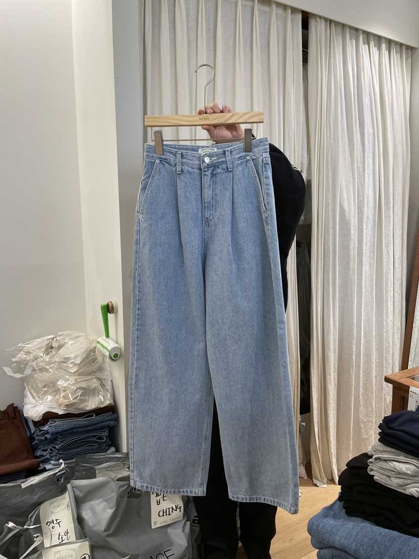 MOVENNE韓國直郵㊣東大門實拍女裝新品25春夏人氣熱賣牛仔褲MOVENNE牛仔褲