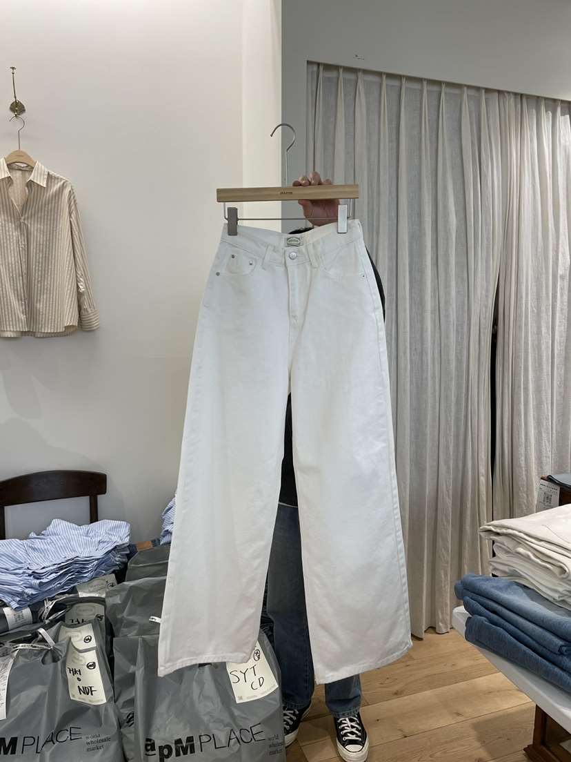 MOVENNE韓國直郵㊣東大門實拍女裝新品時尚25春夏推薦牛仔褲MOVENNE牛仔褲
