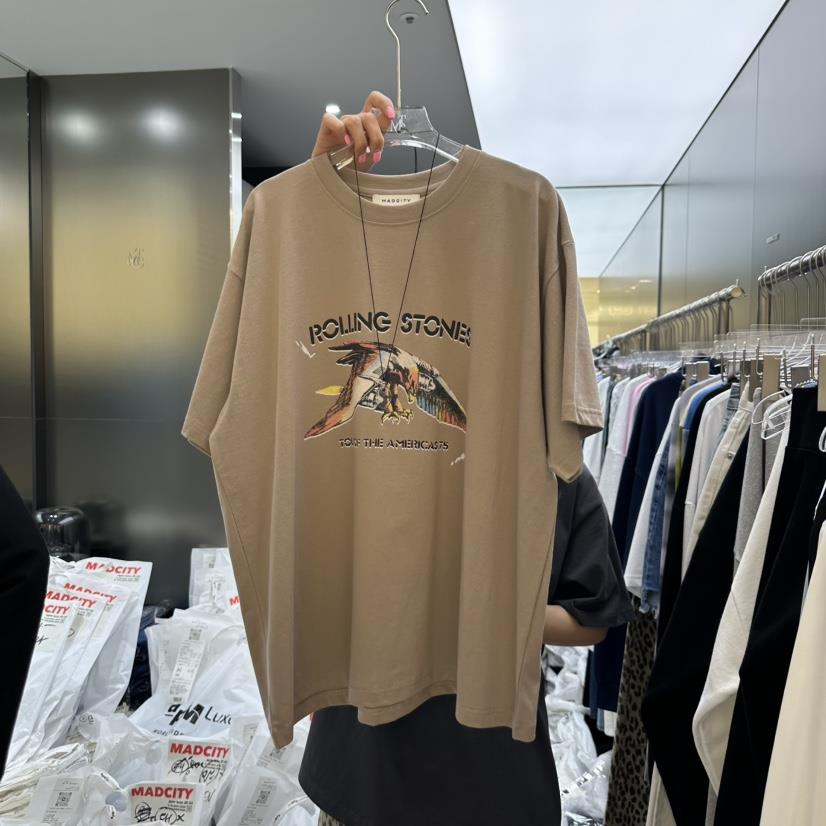 MADCITY韓國直郵㊣東大門實拍女裝新品休閑熱賣25春夏職業T恤MADCITYT恤
