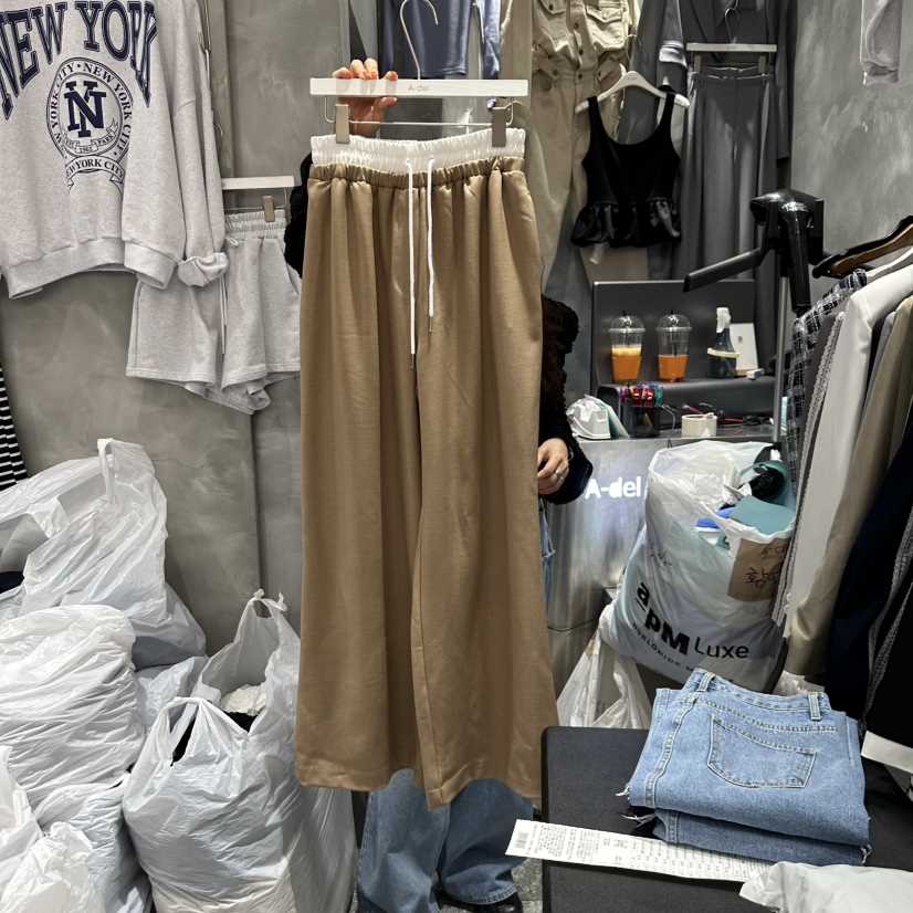 A-DEL直郵韓國代購㊣女裝新品時尚熱賣休閑25春夏職業休閑褲A-DEL休閑褲