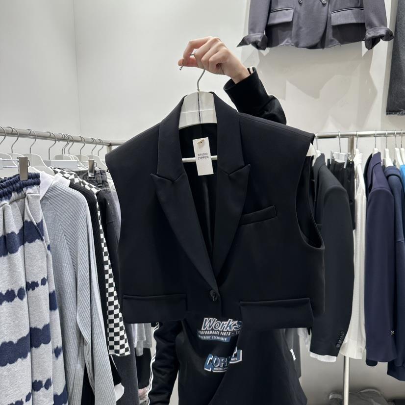ZIPPER直郵韓國代購㊣女裝新品人氣25春夏推薦職業熱賣馬甲ZIPPER馬甲