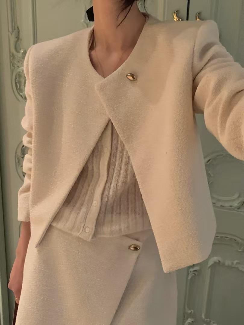 MICO-미코-T直郵韓國代購㊣女裝新款熱賣25春夏休閑人氣夾克ALL OVER夾克